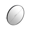 24" Large Round Black Circular Mirror